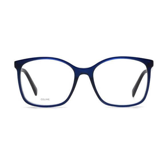 NEW CELINE WOMEN SQUARE BLUE CLEAR CL50027J 090 EYEGLASSES CELINE - Picture 2 of 3